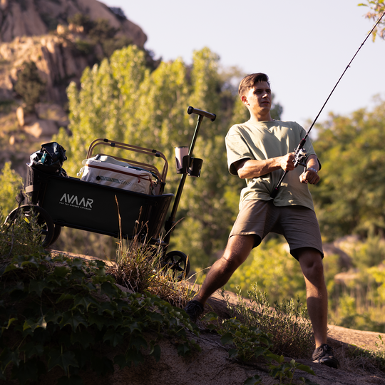 Go anywhere  - Avaar utility cart - Black