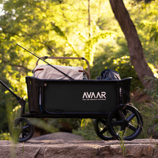 Go anywhere  - Avaar utility cart - Black