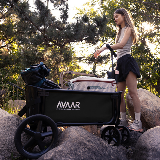 Go anywhere  - Avaar utility cart - Black